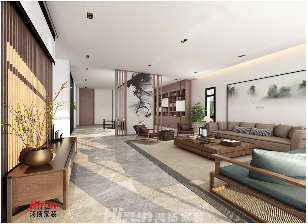 布拉莊園300㎡復(fù)合寫意別墅 裝修案例效果圖-8132393388860174