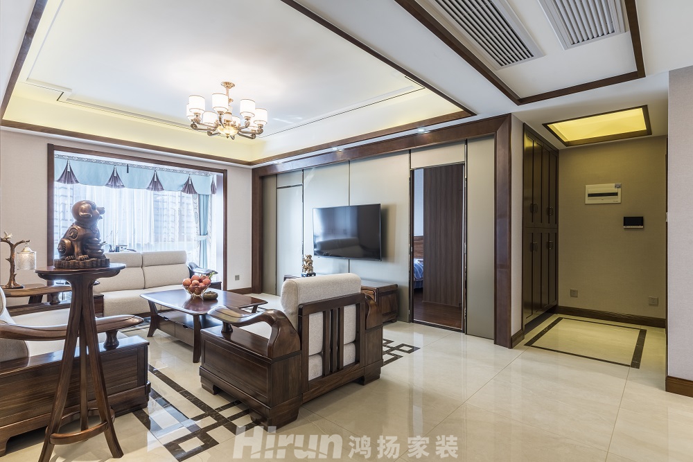 長(zhǎng)湖峰境170㎡復(fù)合寫(xiě)意四居室 裝修案例效果圖-13