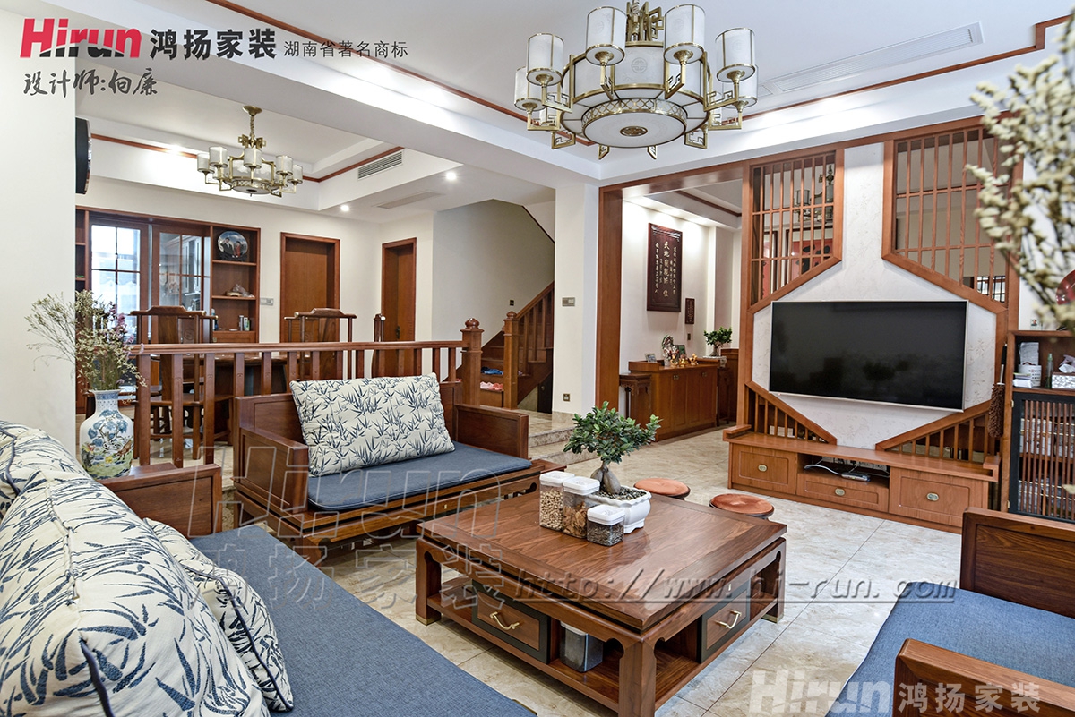 云升東方大院280㎡復(fù)合寫(xiě)意別墅 裝修案例實(shí)景圖-8