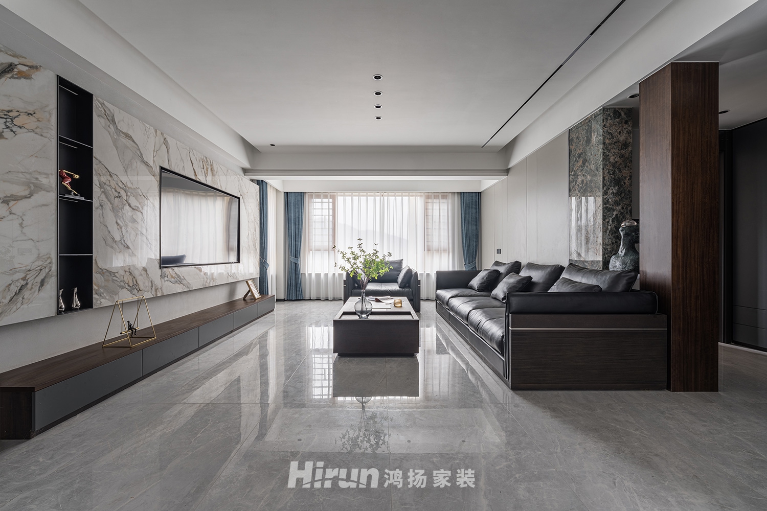 裕源懿府-雅.奢145㎡雅致現(xiàn)代四居室 裝修案例實景圖-7